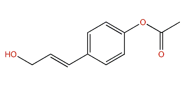 (E)-4-(3-Hydroxy-1-propen-1-yl)-phenyl acetate